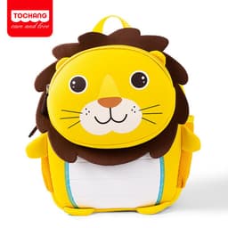 image-Diving material children's bag cartoon cute three-dimensional animal shape kindergarten small school bag going out lightweight backpack