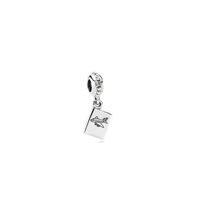 image-Van Pandora Emperor S925 Sterling Silver Love Cake Tag Durian Aircraft Earth Beads DIY Accessories Pan's
