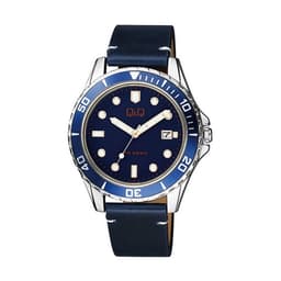 image-Men's Watch Q&Q A172J322Y Blue (Ø 43 mm)