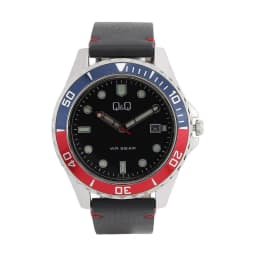 image-Men's Watch Q&Q A172J342Y Black (Ø 43 mm)