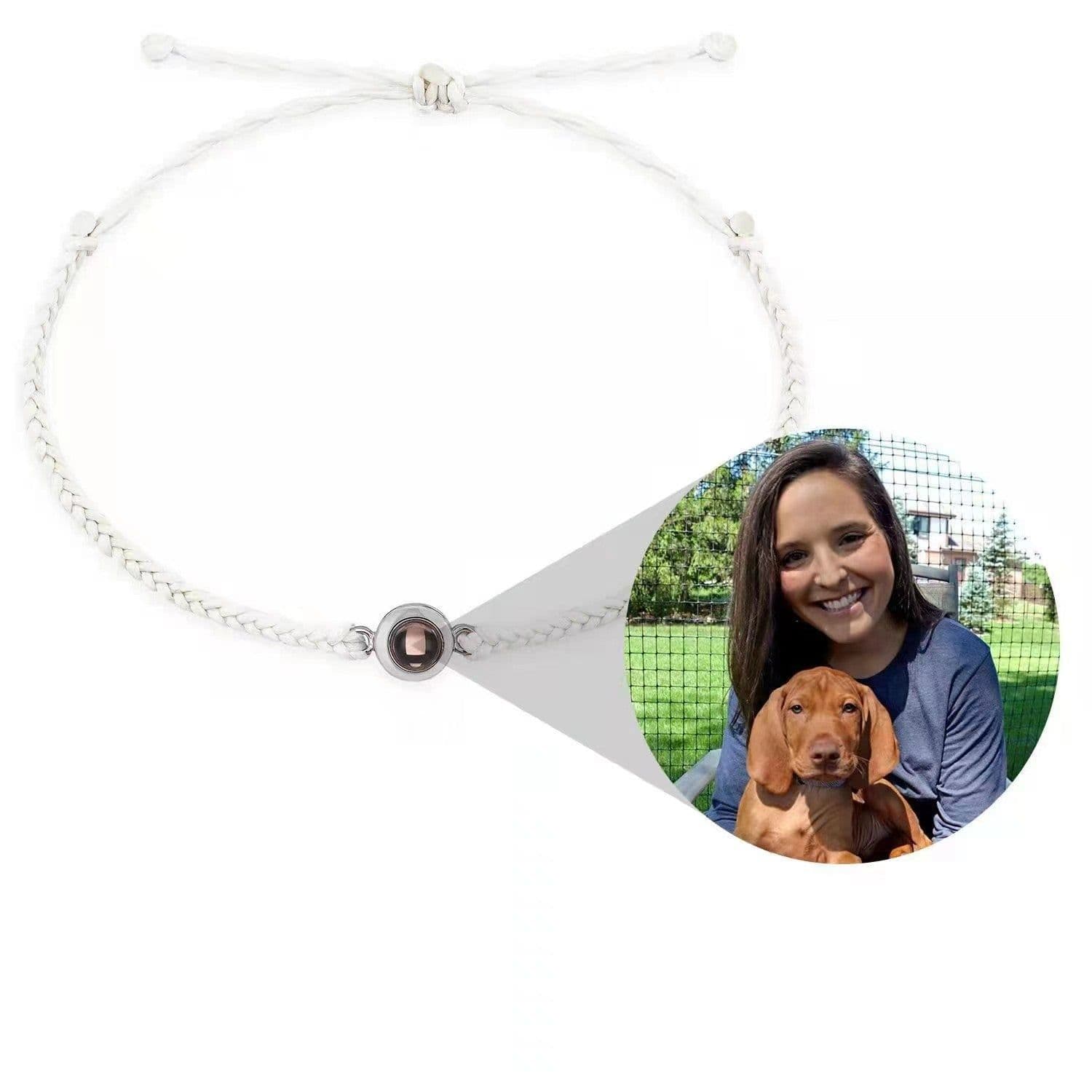 image-Cross-border projection necklace 100 languages I love you photo text custom pendant Christmas Valentine's Day gift