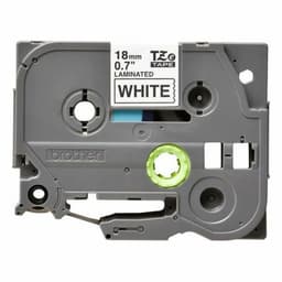 image-Laminated Tape for Labelling Machines Brother TZE241 Black/White 18mm
