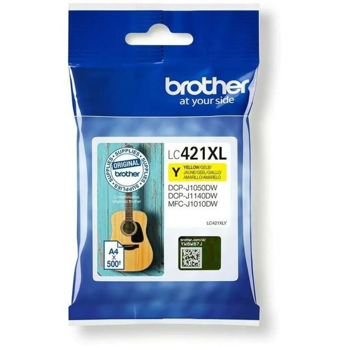 image-Original Ink Cartridge Brother LC421XLY Yellow (1 Unit)