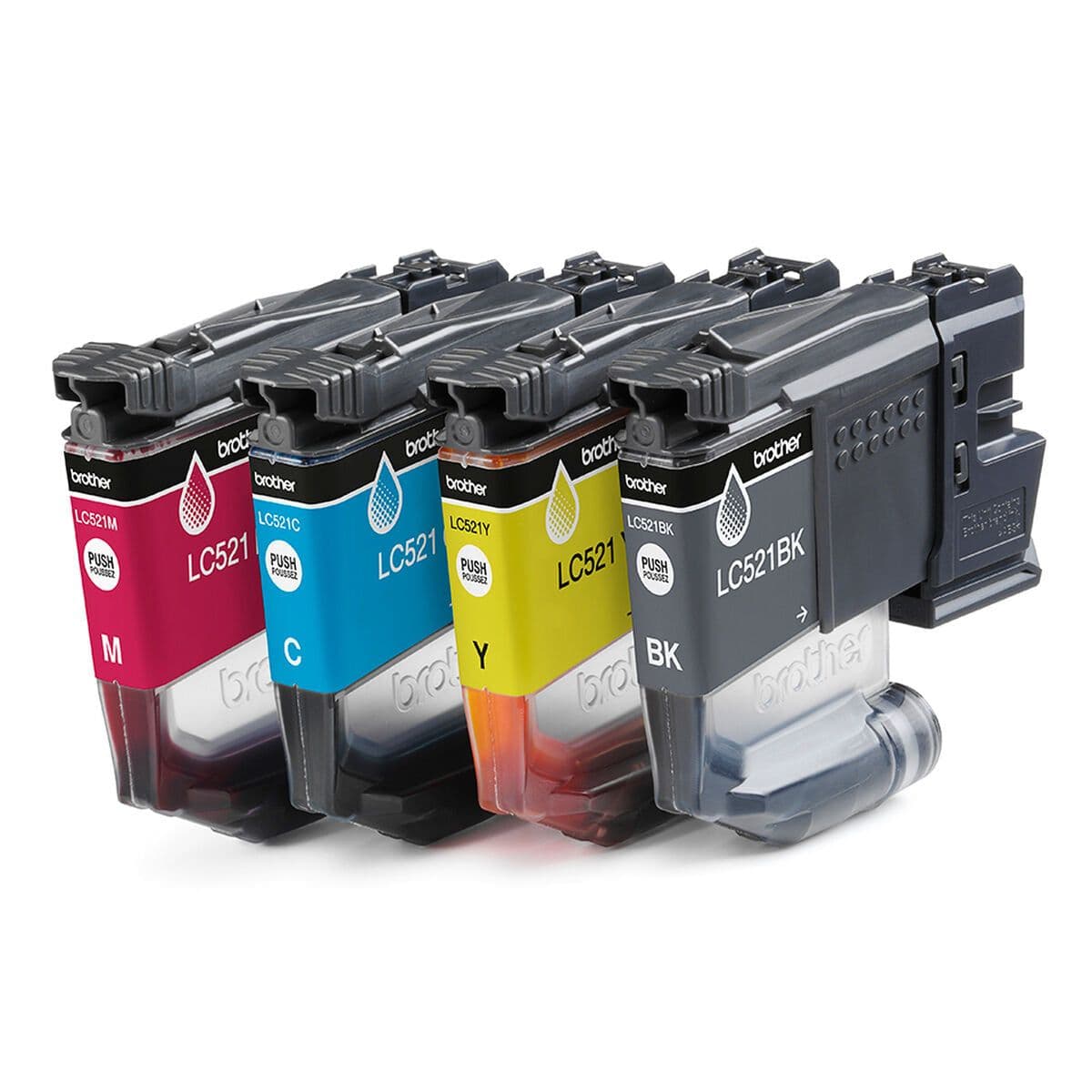 image-Original Ink Cartridge Brother LC521VAL Yellow (4 Units)