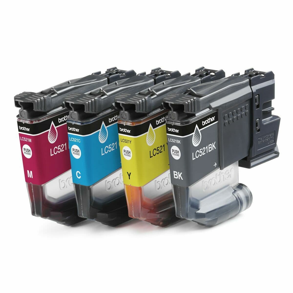 image-Original Ink Cartridge Brother LC521VAL Yellow (4 Units)