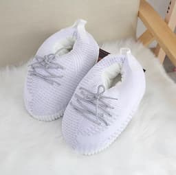 image-Douyin coconut cotton slippers back to the future glowing cotton shoes aj1 black red spoof warm home cotton slippers wholesale