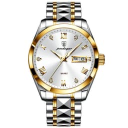 image-Cross-border hot selling AliExpress popular Swiss certified imported waterproof luminous dual calendar men's watch drop shipping