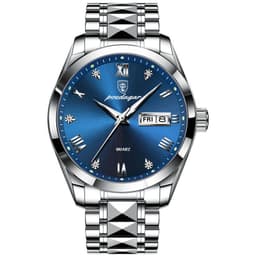 image-Cross-border hot selling AliExpress popular Swiss certified imported waterproof luminous dual calendar men's watch drop shipping