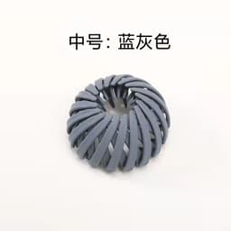 image-Cross-border best-selling bird's nest plate hair iron bird's nest hair ring Korean hair accessories meatball head high ponytail lazy jewelry clip