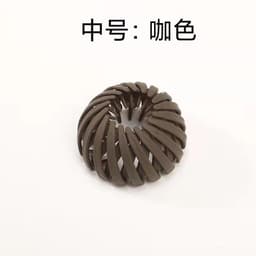 image-Cross-border best-selling bird's nest plate hair iron bird's nest hair ring Korean hair accessories meatball head high ponytail lazy jewelry clip