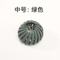 image-Cross-border best-selling bird's nest plate hair iron bird's nest hair ring Korean hair accessories meatball head high ponytail lazy jewelry clip