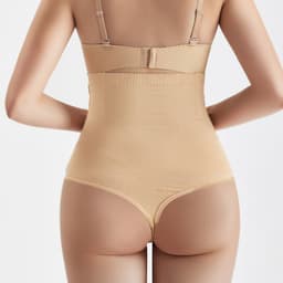 image-Women's High Waist Thongs Belly Body Shaper Postpartum Double Waist Shaper Shaper Large Size Panties