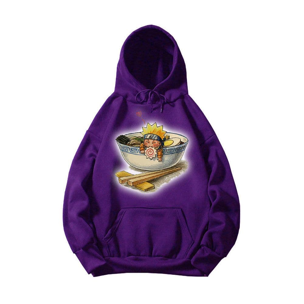 image-Cross-border hot sale personalized custom Naruto Naruto men and women loose hooded sports sweater wholesale