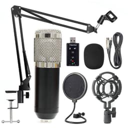 image-Factory supply BM800 with reverberation condenser microphone free independent sound card free 48V phantom power set