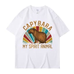 image-Cross-border independent station new summer cartoon cute Harajuku warrior printed cotton short-sleeved men's and women's T-shirt tops