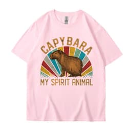 image-Cross-border independent station new summer cartoon cute Harajuku warrior printed cotton short-sleeved men's and women's T-shirt tops