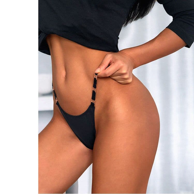image-Sexy Metal Seamless Fitness Exercise Hip-Lifting Low-Waist H