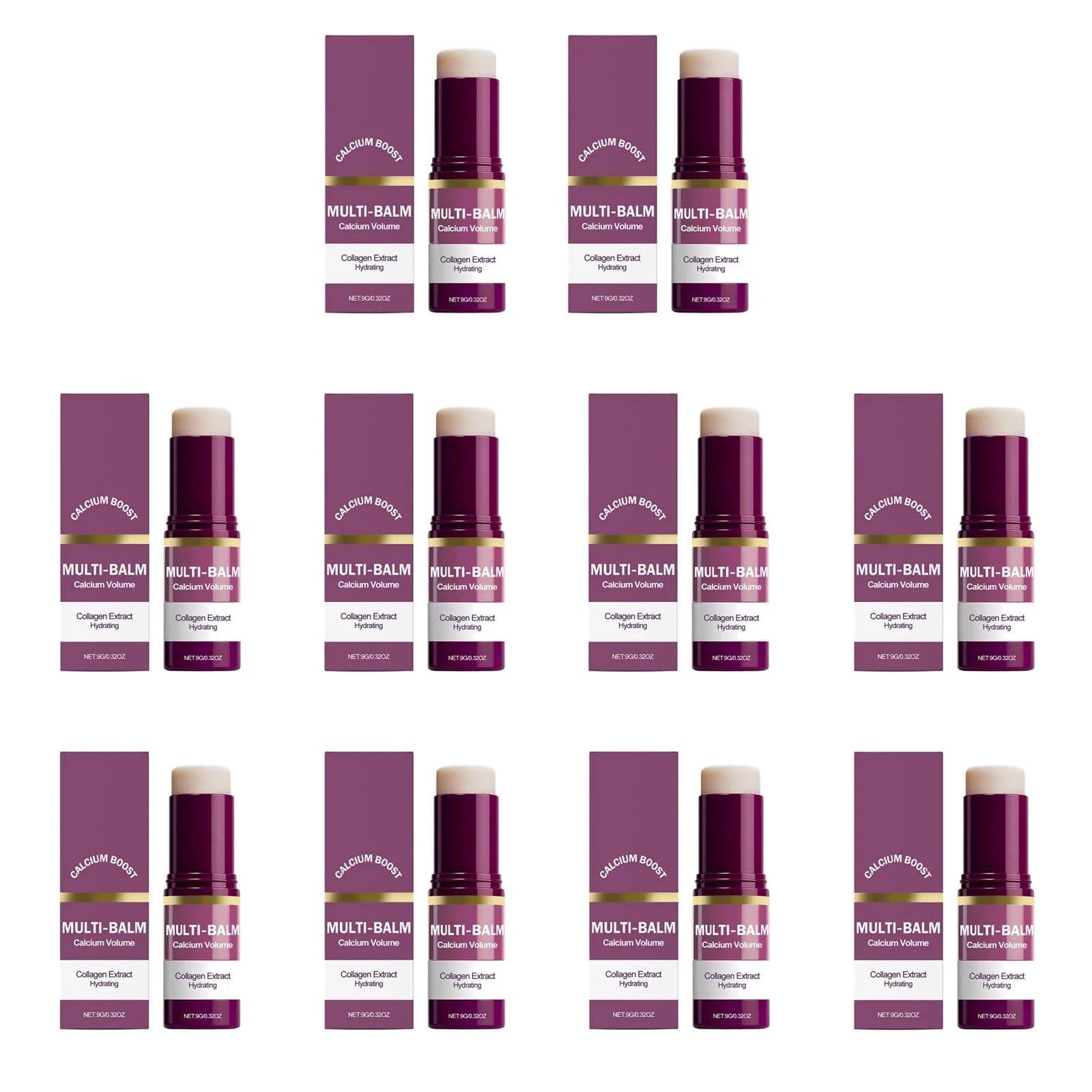image-Multi Balm Calcium Volume Firming Skin Hydrating Nourishing Smoothing Collagen Moisturing Stick Suitable for Eyes Neck Face