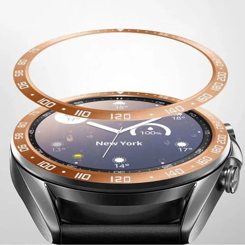 image-BEHUA Luxury Stainless Steel Smartwatch Bezel Ring for Galaxy Watch 3