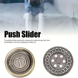 image-AHHLCLT Magnetic Haptic Coins for Stress Relief - EDC Fidget Toy