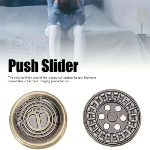 image-AHHLCLT Magnetic Haptic Coins for Stress Relief - EDC Fidget Toy