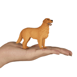 image-Golden Retriever Dog Toy Realistic Pet Figurine