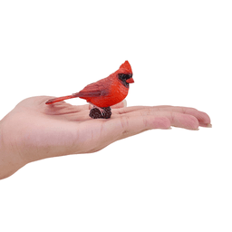 image-Red Cardinal Bird Toy Realistic Wildlife Model