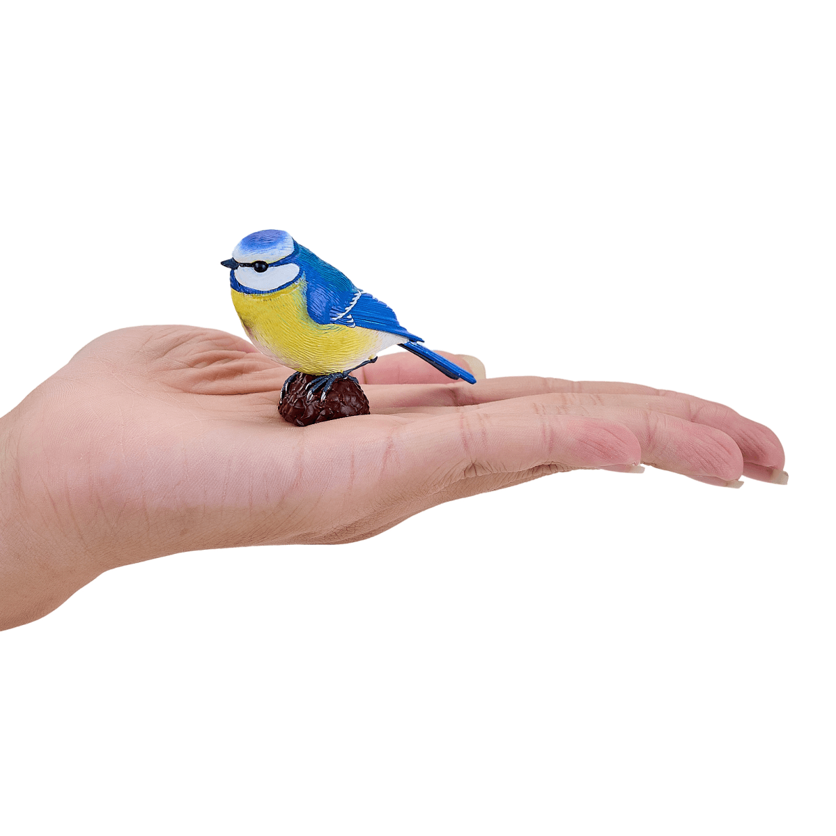 image-Blue Tit Bird Toy Realistic Wildlife Figurine