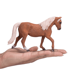 image-Morgan Stallion Palomino Toy Realistic Horse Figurine