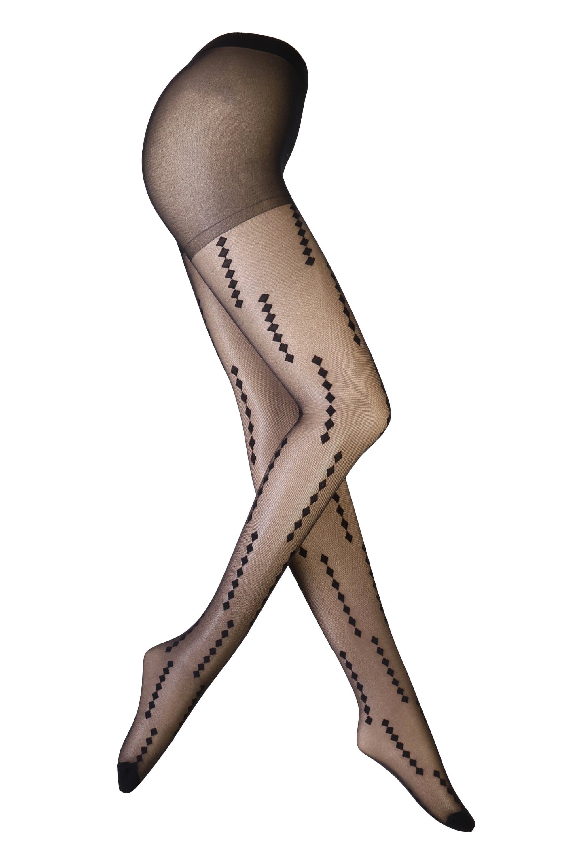 image-LOORA black sheer tights for women