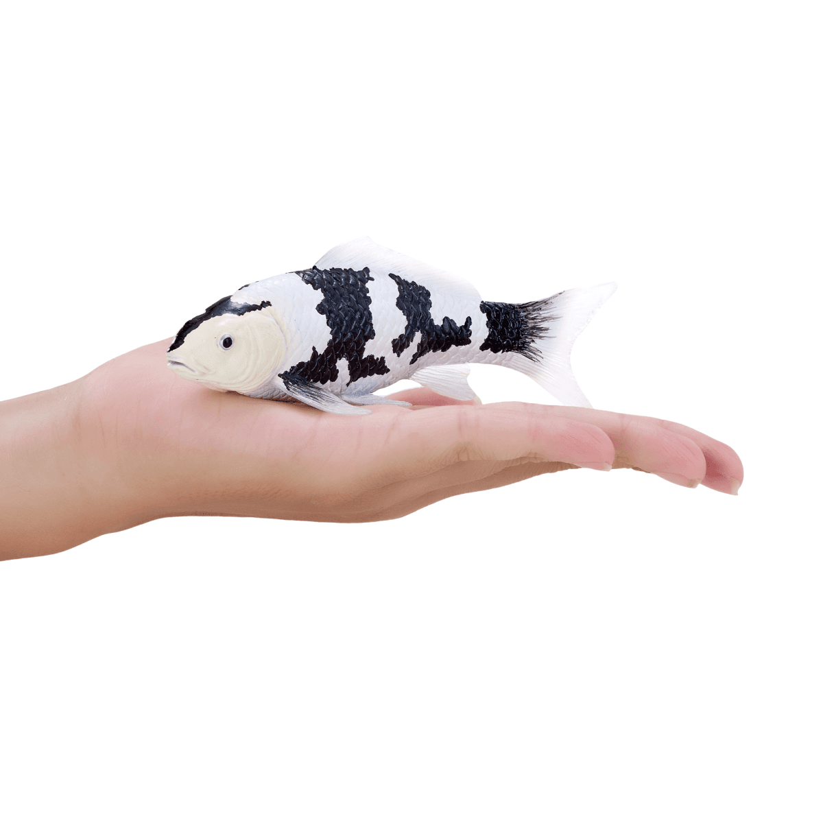 image-Koi Carp Shiro Utsuri Toy Realistic Fish Figurine