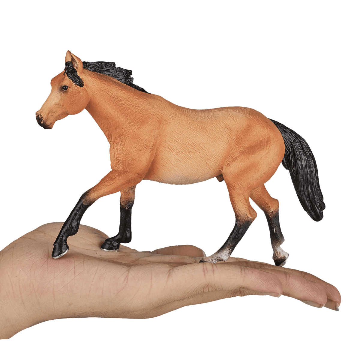 image-Quarter Horse Buckskin Toy Realistic Equestrian Figure
