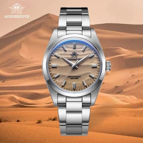 image-ADDIESDIVE AD2030 Swiss Quartz Dive Watch - 100m Water Resistant