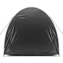 image-Arc Bicycle Storage Shed - 6.8x4.9FT Black, 210D Oxford, Fiberglass, Double Doors