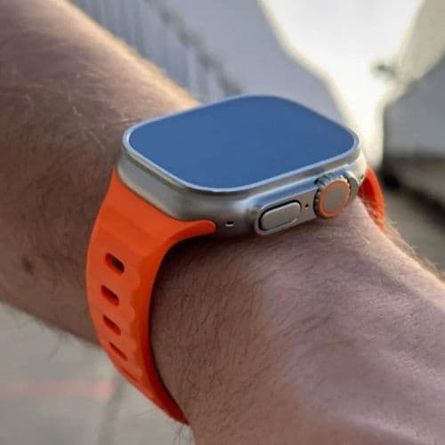 image-Aiss Waterproof Silicone Strap for Apple Watch Ultra & iWatch - Durable 49mm-38mm