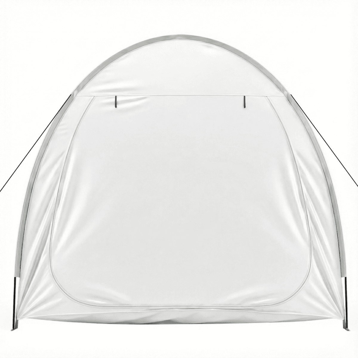 image-Bicycle Storage Shed 6.8x4.9FT Light Gray Arched 210D Oxford
