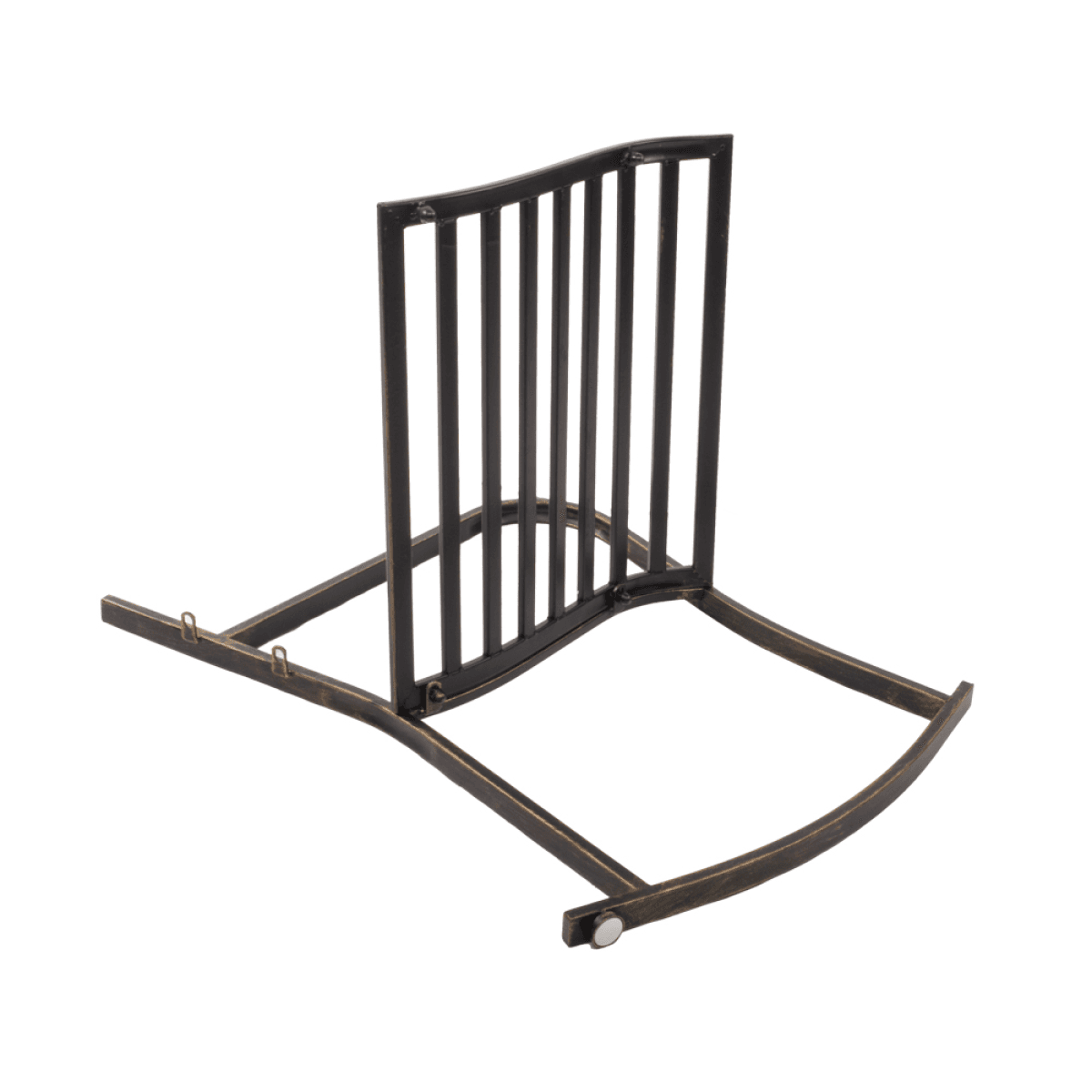 image-Rocking Chair - Bronze Wrought Iron, 60" L x 24" W x 32" H
