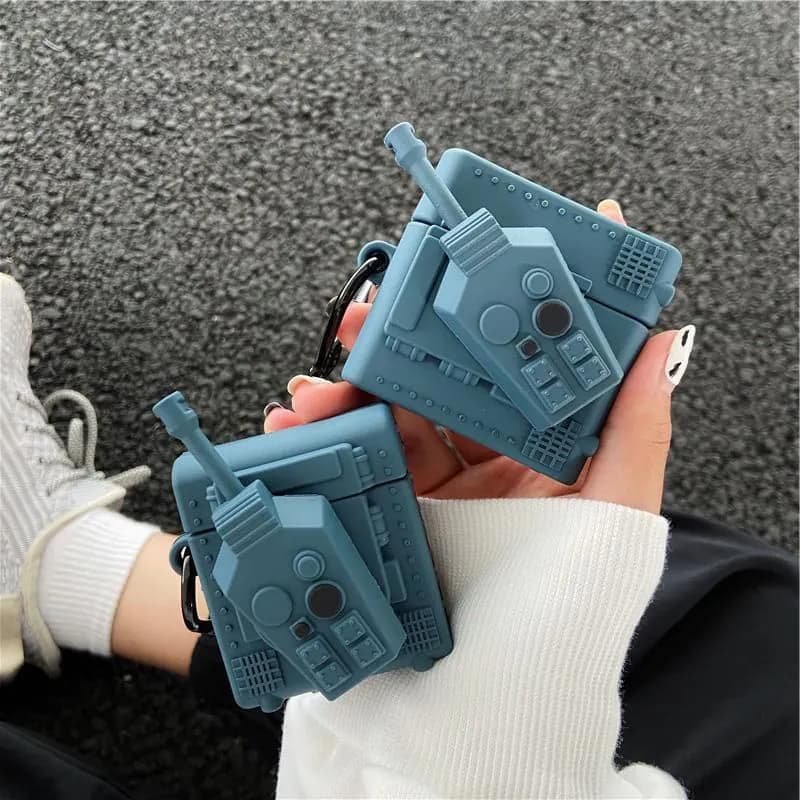 image-Bluetooth Wireless Earphone Case Personality Creative