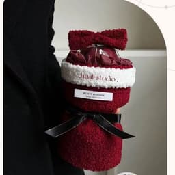 image-Christmas Gift Christmas Eve Single Bow Christmas Eve Fruit Bouquet
