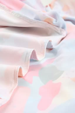 image-Multicolor Floral Print V Neck Half Sleeve Blouse