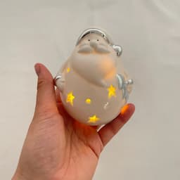 image-Santa Claus Snowman LED Festival Home Decoration Decoration Resin Crafts