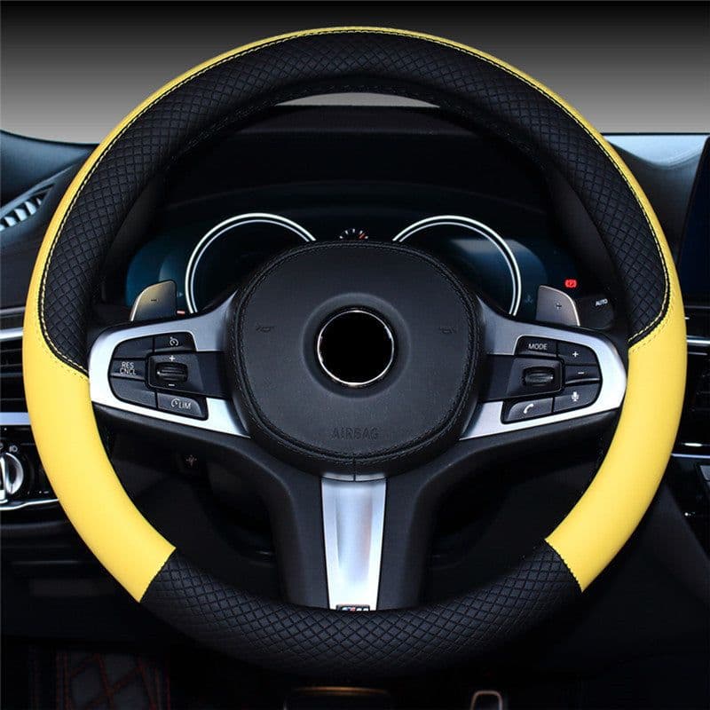 image-Car Steering Wheel Cover Non Slip Grip Cover