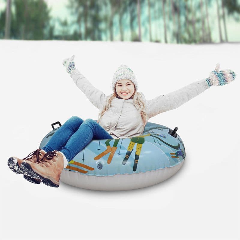 image-Outdoor Creative Printed PVC Winter Thick Ski Ring