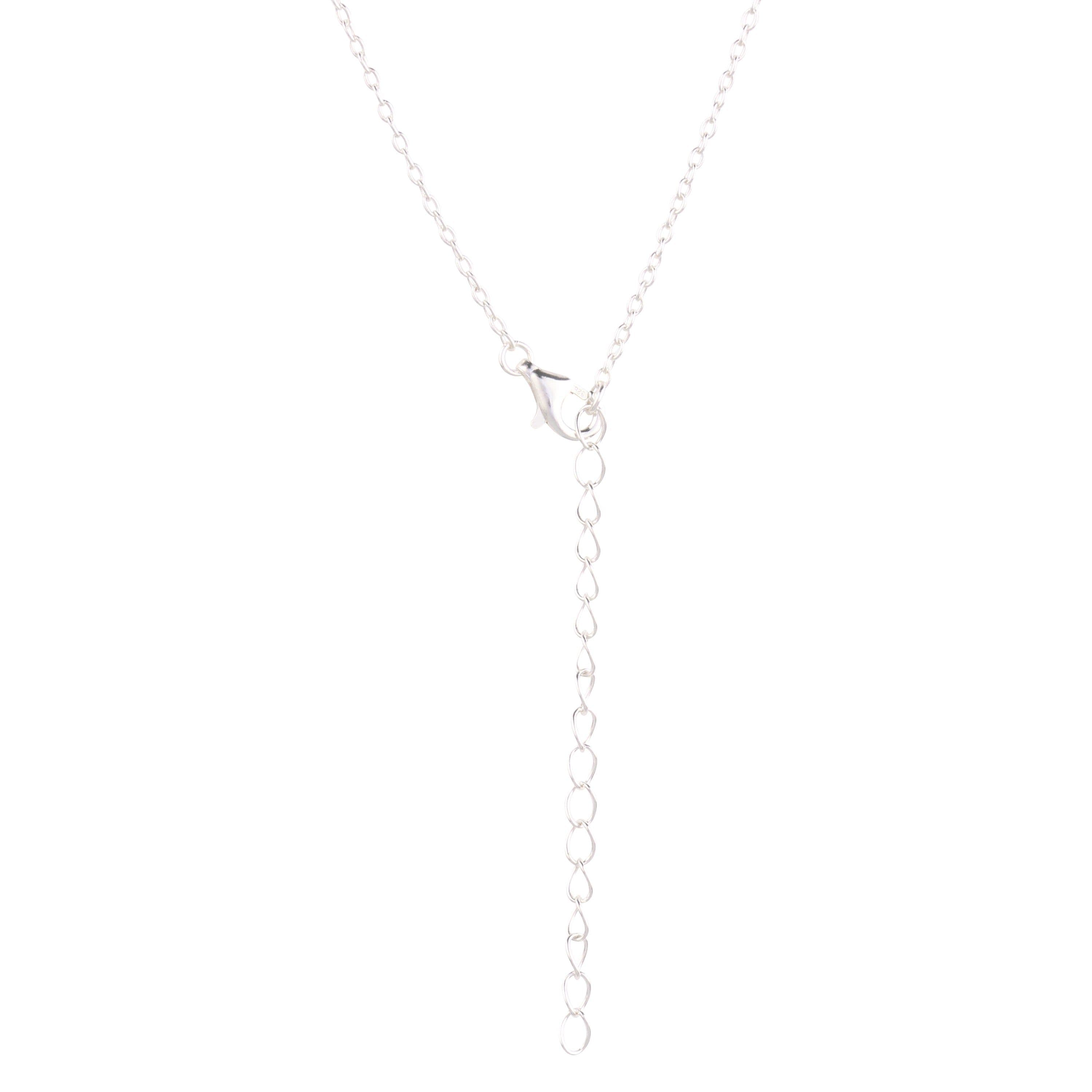 image-Eternity Necklace Love Heart Pave Necklace