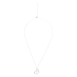 image-Eternity Necklace Love Heart Pave Necklace
