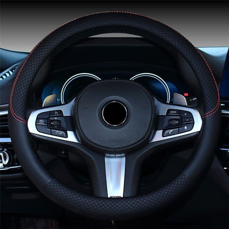 image-Car Steering Wheel Cover Non Slip Grip Cover