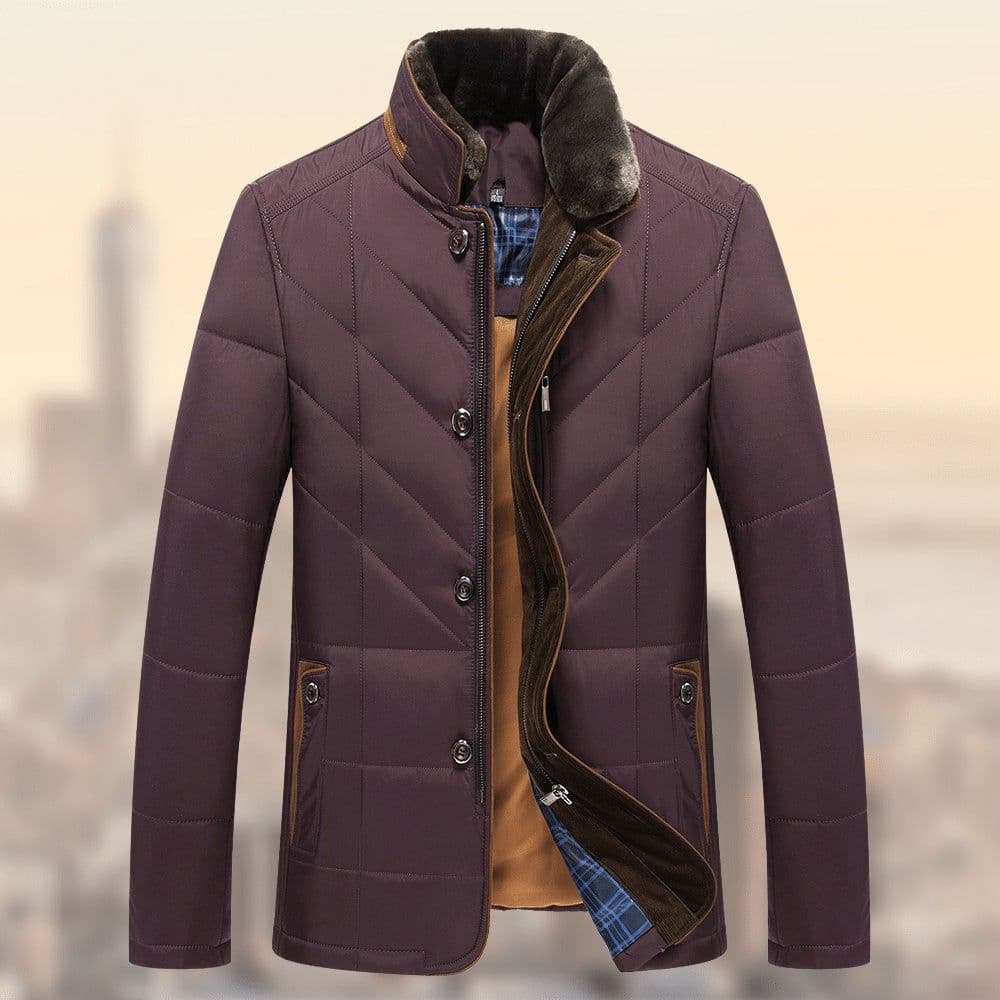 image-Middle-aged And Elderly Padded Jacket Father Winter Clothes