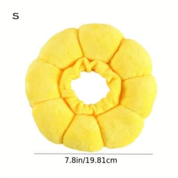 image-Cat Small Dog Recovery Collar, Cute Sunflower Neck Cone After Surgery, Adjustable Pet E Collar, Wound Healing Protective Cone Surgery Recovery Elizabethan Collars For Small Pets