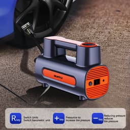 image-Tire Inflator 12V DC Portable Compressor Electric DC Auto Tire Pumps For Car Tires