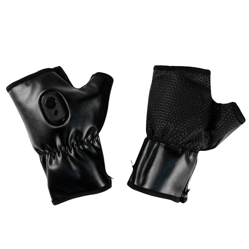 image-Winter Heating Gloves 360 Degree Heating Rechargeable Heated Gloves Fingerless Touchscreen for Outdoor Hiking Cycling